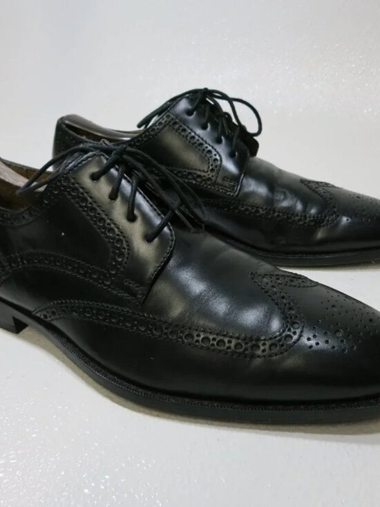 Cole Hann Wingtip Leather Dress Brogue Oxfords Men\'s Footwear Shoes 10.5 M